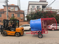 Permainan Air Cuci Mobil Besar Menarik dan Mudah Dipindahkan dengan Trailer untuk Bisnis Sewa
