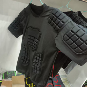 เสื้อฟุตบอลแบบมีแผ่นรองรับแรงกระแทกสำหรับขายส่ง เสื้อป้องกันหน้าอกสำหรับเบสบอล เพ้นท์บอล ฟุตบอล ผู้รักษาประตู // ชุดผู้รักษาประตู - Product Image 4