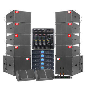 Tam Set 1600W 10 İnç Profesyonel Ses <span class=keywords><strong>Pro</strong></span> İki Yönlü Line Array Sistem Konser Ses Hoparlörü - Product Image 5