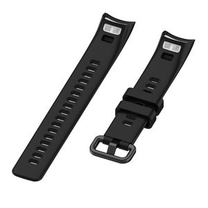 Bracelet de rechange en Silicone souple avec boucle noire, accessoires de sport intelligents pour <span class=keywords><strong>Huawei</strong></span> <span class=keywords><strong>Honor</strong></span> 4 <span class=keywords><strong>5</strong></span> - Product Image 5