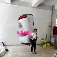 La promotion publicitaire gonflable peut convenir, sac à dos gonflable avec logo personnalisé pour l'activité du centre commercial, le défilé, le spectacle sur scène