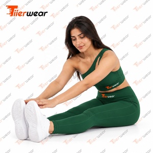 Conjunto de Ropa de Yoga para Mujer, Dos Piezas, Sujetador Deportivo y Leggings, Ropa Deportiva para Gimnasio, Entrenamiento, Fitness, Personalizable, OEM, Marca Privada - Product Image 3
