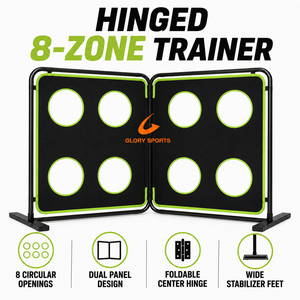 Rete da Calcio con Cinque Zone di Punteggio Trasparenti per il Controllo della Posizionamento del Pallone e l'Allenamento dei Tiri - Product Image 2