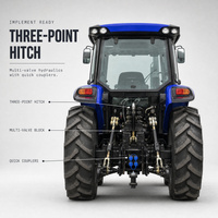 Traktor Diesel 180hp Torsi Tinggi dengan Pendingin Udara dan Empat Quick Coupler Hidrolik untuk Unit Pertanian Komersial