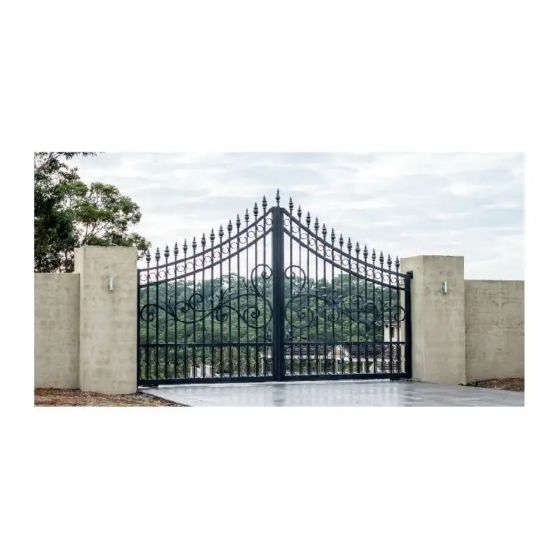 Ace ultimissima moda accessori per cancello in ferro battuto in ferro battuto pannelli di recinzione e cancelli in ferro battuto cancello con uva
