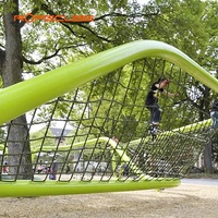 Ropecube extérieur enfants Jungle escalade filet équipement de jeu manèges de parc d'aventure Structures de corde personnalisées pour le jeu d'exploration