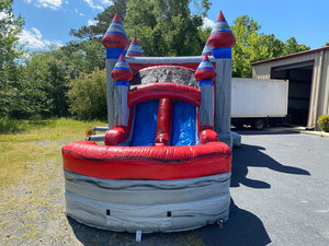 Château gonflable combiné avec toboggan, en promotion, pour location commerciale lors d'événements - Product Image 2