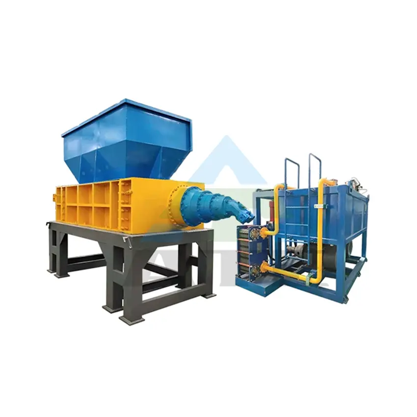 Air Condition Radiator Recycling Shredder And Crusher Copper Aluminum Radiator Separator Line In Hot Selling