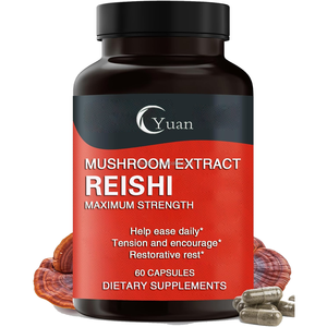 Suplemen Jamur Super Reishi Merah Label Pribadi Laris Manis, Suplemen Herbal Ayurveda, Kapsul Nootropik - Product Image 3