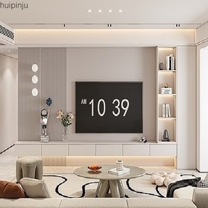 Muebles para Toda la Casa, Personalización de Apartamentos, Almacenamiento Personalizado, Escalera, Mueble de TV de Madera para Esquina, Mueble de Pared - Product Image 2