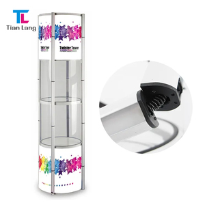 TianLang Diameter 50 Cm Retractable Advertising Pop up Twist <b>Tower</b> Display for Exhibition Display Stand - Product Image 6