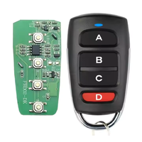 Control Remoto Inalámbrico RF 433mhz, Duplicador de Código para Puerta de Garaje, Llave Remota de 433 Mhz