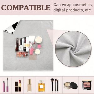 Bolsa de Maquillaje de Viaje Multifuncional, Bolsa de Cosméticos Autoadhesiva de Tela con Organizador, para Cámara y Otros Artículos - Product Image 2
