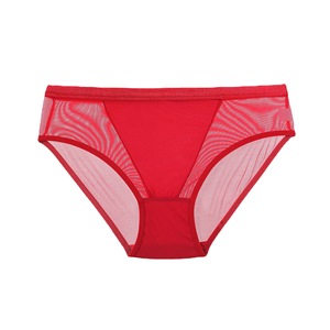 Sous-vêtements pour femmes européennes et américaines, culottes triangulaires à taille basse, en maille, couleur unie, transparentes, en coton, sexy - Product Image 4