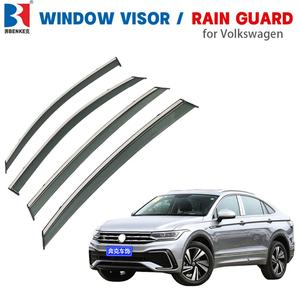Visera para Ventana de Auto para Volkswagen Tiguan X 2021 - Deflector de Viento y Lluvia Premium Moldeado por Inyección - Product Image 1