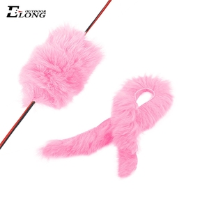Elon <span class=keywords><strong>Archery</strong></span> Pele De Coelho Bow Silenciadores Cordas Bowstring Amortecedor Amortecedores - Product Image 6