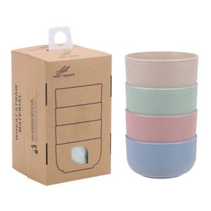 Bol mélangeur durable en fibre de paille de blé et plastique, pour riz, soupe, salade de fruits, vaisselle, avec impression de logo personnalisée - Product Image 1