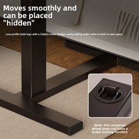 Table de Chevet Mobile Zevier en Métal à Hauteur Réglable, Design Monopied, pour Bureau ou Chambre à Coucher, Petite et Moderne