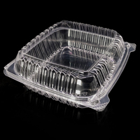 Boîtes à gâteaux transparentes en gros petit emballage en plastique pour gâteau sandwich oreiller biscuit boîte de 0.3mm d'épaisseur
