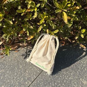 Hot Sale OEM Muslin Cotton Drawstring <b>Packaging</b> <b>Bag</b> Canvas Gift <b>Bag</b> With Double Strings - Product Image 4