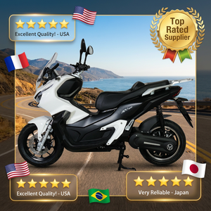 Moto électrique 72V 6000W, scooter ADV haute vitesse 120 km/h avec contrôleur Fardriver, frein à disque avant et arrière - Product Image 4