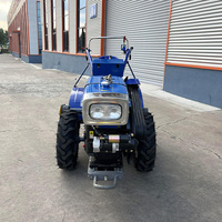 Mini-tracteur agricole multifonctionnel de 8 CV pour vergers et serres, motoculteur à chenilles