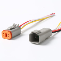 Deutsch series connector 2 4 6 8 12 pin dt04 dt06 tahan air diagnostik plug socket deutsch male female cable dt wiring harness