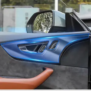 Pour <span class=keywords><strong>Audi</strong></span> <span class=keywords><strong>Q8</strong></span> 19-22 voiture TPU Film de protection Transparent autocollant intérieur contrôle Central affichage protecteur décoration accessoires - Product Image 5