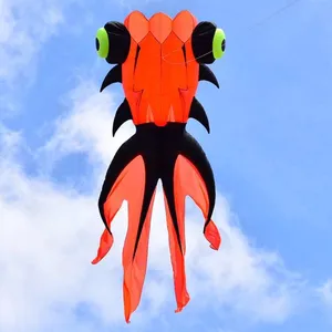 best selling 3D inflatable kite 3D animal kites 9m gold fish kite