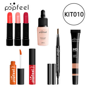 Populaire fard à paupières Eyeliner rouge à lèvres poudre libre rouge à lèvres mode maquillage combinaison Kit cadeau de noël - Product Image 3