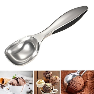 Cuillère à glace portable pour usage domestique et commercial, en alliage de zinc, pour glaces, fruits et desserts - Product Image 2