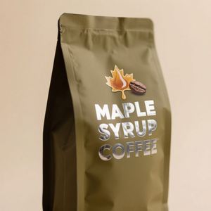 Custom Printed <b>Roasted</b> Bean Flat Bottom Square Bottom Zip Lock Coffee Packaging <b>Bags</b> 8oz 12oz 16oz with Valve - Product Image 5