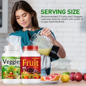 OEM Marque privée Nature Mélange de fruits séchés Légumes Capsules Complément Alimentaire Entier Superaliment pour Adulte Soutien Immunitaire Antioxydant - Product Image 4