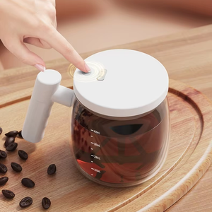 แก้วผสมเครื่องดื่มแบบขายส่ง แก้วกาแฟคนเองได้ แก้วพกพา แก้วแก้วอัตโนมัติสำหรับผสมนม ชา นมถั่วเหลือง - Product Image 4