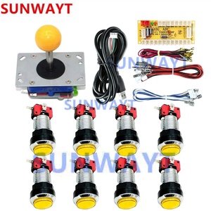 1 Máy nghe nhạc <span class=keywords><strong>Arcade</strong></span> DIY Kit điều khiển USB Encoder để PC trò chơi 8 nút cho <span class=keywords><strong>Arcade</strong></span> Joystick phần - Product Image 2