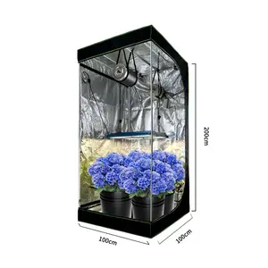 100*100*200cm 식물 라이트 보드 플러스 led 전체 스펙트럼 성장 조명 450W 실내 성장 시스템 텐트 성장 꽃을위한 완벽한 키트