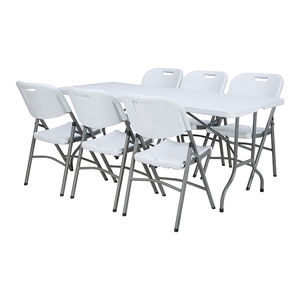 1.8 2 mts 3 אזורי מטרופולין elevadora mesa para eventos comedor plegable pared baratas blanca plastico דה pared מתכת - Product Image 4