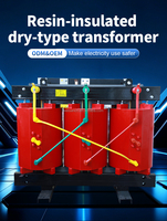 Transformateur de puissance triphasé 110V à 500 kVA de type sec, élévateur et abaisseur de tension