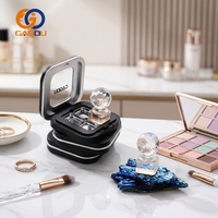 Individuell Bedruckbare Leere Lidschatten-Palette aus Kunststoff Kosmetikverpackung 4-Farben-Lidschatten-Etui