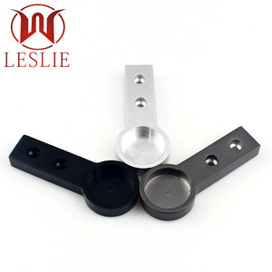 Soporte de pared de aleación de aluminio no desmontable para barra de armario Leslie YT 2515 - Product Image 3