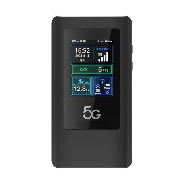 M2A 5G MiFi SA/NSA Dual-Band Dual SIM Gigabit Speed Portable Carry Wi-Fi Hotspot with 4400mAh Battery E935