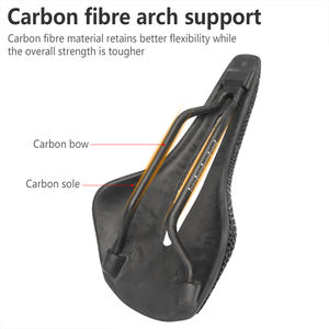 Tapis de <span class=keywords><strong>selle</strong></span> de vélo en fibre de carbone renforcée par le carbone, imperméable, TPU, universel pour vélo de route, VTT, vélo électrique - Product Image 5