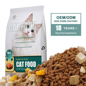 Ração para Gatos de Alta Qualidade Sem Grãos e Rica em Proteínas Fabricada na China, Saco de 10kg com Vitaminas e Minerais, Alimento Seco 100% Natural - Product Image 1