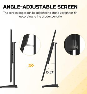 MWE 43 Zoll Indoor-Standdisplay Digitale Beschilderung Ultra-Schlanker Android WiFi Werbeplayer mit Integriertem CMS für Einzelhandelsgeschäfte - Product Image 2
