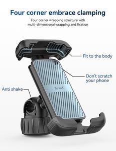 <span class=keywords><strong>Support</strong></span> de téléphone de vélo 360 rotation guidon pince de téléphone <span class=keywords><strong>support</strong></span> de téléphone portable pour vélo - Product Image 6