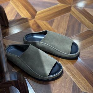 Tongs d'été pour hommes à bout carré, respirantes, antidérapantes, avec semelle en caoutchouc, pour le bureau, les loisirs et la plage, style jeune - Product Image 6