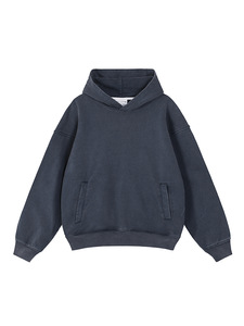 เสื้อฮู้ดวินเทจสำหรับผู้ชายและผู้หญิง 11 สี ลายเกล็ดหิมะ ผ้าฝ้ายแท้ ซักนุ่ม หนังแท้ หนานุ่ม ทรงโอเวอร์ไซส์ ทันสมัย - Product Image 5