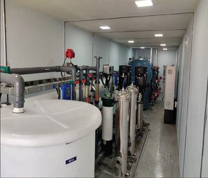 Usine de purification d'eau par osmose inverse conteneurisée, cuve sous pression, moteur, technologie de membrane avancée, puissance 70 kW, 5000 L/heure, rapide - Product Image 3