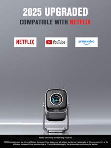 [รองรับ <span class=keywords><strong>Netflix</strong></span> TOF โฟกัสแบบเรียลไทม์] มินิโปรเจคเตอร์อัจฉริยะ WiFi สำหรับ XuanPad 1080P ลำโพงในตัว พกพาสะดวก ปรับคีย์สโตนได้ - Product Image 2