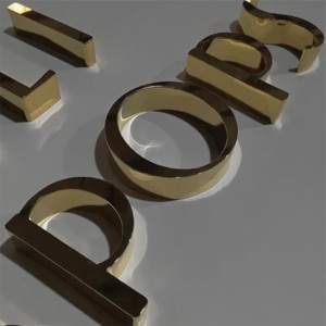 Logotipo <span class=keywords><strong>de</strong></span> Letras Brillantes <span class=keywords><strong>de</strong></span> Acero Inoxidable Personalizado, Adecuado para Números <span class=keywords><strong>de</strong></span> Puerta, Recepción <span class=keywords><strong>de</strong></span> Empresas, Oficinas y Restaurantes - Product Image 3